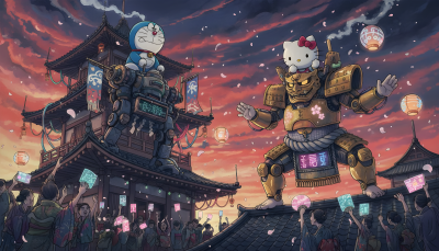 Surreal Japanese Ink Wash