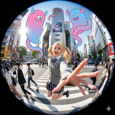 Womans Exaggerated Hand Reaching Toward Lens