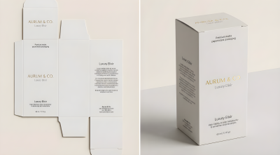 Die Cut Diagram To 3D Product Visualization