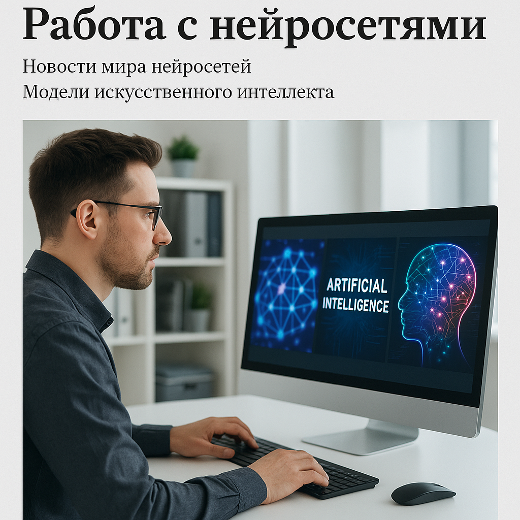 Работа с нейросетями: Последние новости мира нейросетей и интеллектуальных моделей