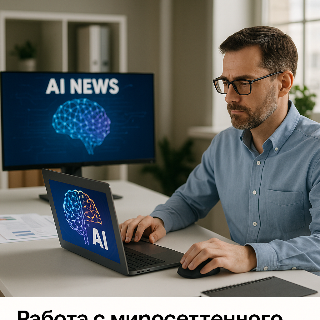 Работа с нейросетями: последние новости мира нейросетей и модели ИИ