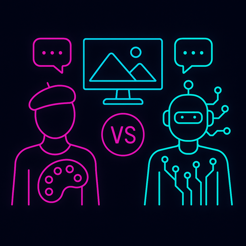 Debate Erupts Over Image Generators: Artists vs. Technology in Creative Spaces
